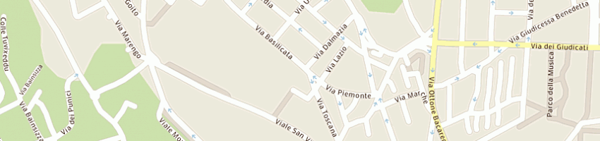 Mappa della impresa brucchietti salvatore a CAGLIARI