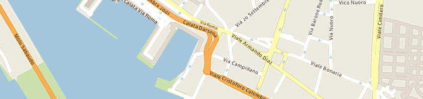 Mappa della impresa sodi gas-sois spa a CAGLIARI