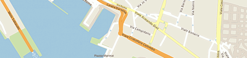 Mappa della impresa cp assicurazioni snc a CAGLIARI