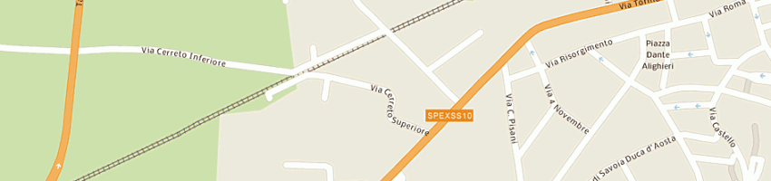 Mappa della impresa braghieri dino a CASTEGGIO