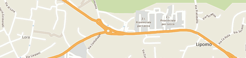 Mappa della impresa michelangelo di angelo pacilli e c snc a LIPOMO