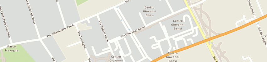Mappa della impresa vodafone omnitel nv a MILANO
