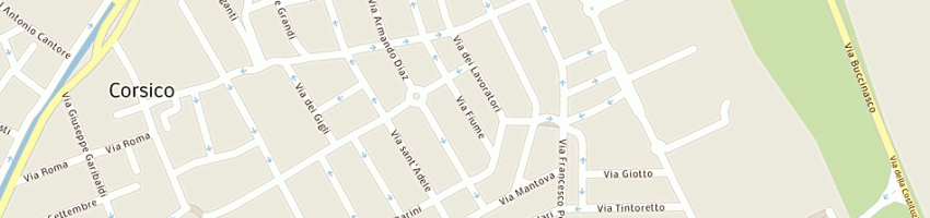 Mappa della impresa sam ricambi auto accessori di zulian barbara a CORSICO