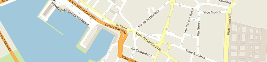 Mappa della impresa pani antonino a CAGLIARI