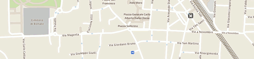 Mappa della impresa centro servizi aziendali di canfora ragmichele e c sas in breve csa sas di canfor a BOLLATE