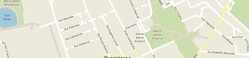 Mappa della impresa testori snc di testori giuliano e c a BUCCINASCO
