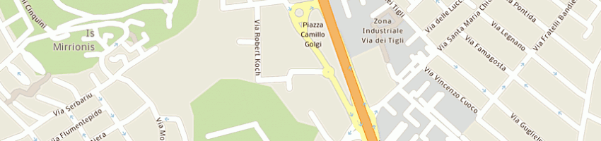 Mappa della impresa tuveri stefania a CAGLIARI