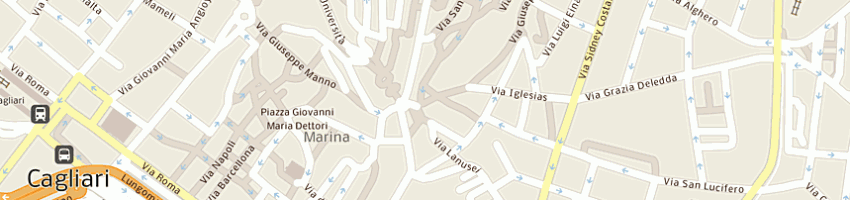 Mappa della impresa melis stefanina a CAGLIARI