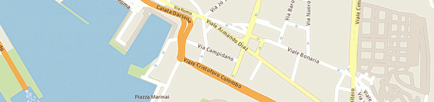 Mappa della impresa manunza gomme di stefano manunza sas a CAGLIARI
