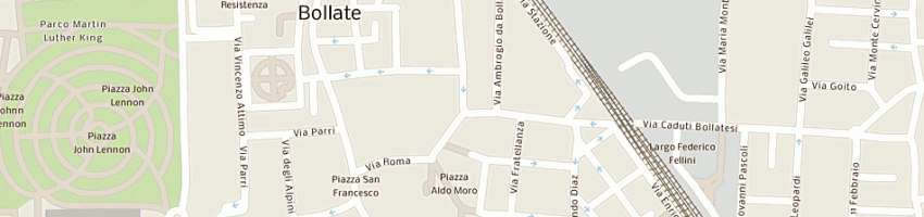 Mappa della impresa pizzi marco cesare a BOLLATE