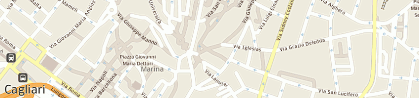 Mappa della impresa il 21 a CAGLIARI