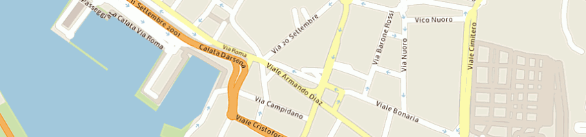 Mappa della impresa tecnonet spa a CAGLIARI
