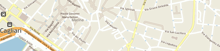 Mappa della impresa fin serv imm sas a CAGLIARI