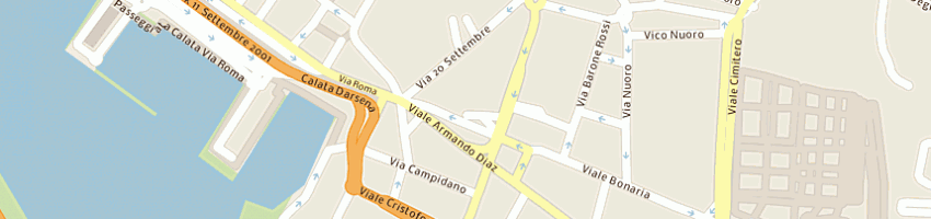 Mappa della impresa opere idriche spa a CAGLIARI