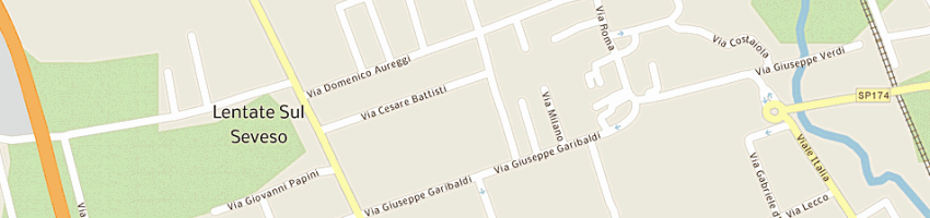 Mappa della impresa ostini fratelli a LENTATE SUL SEVESO