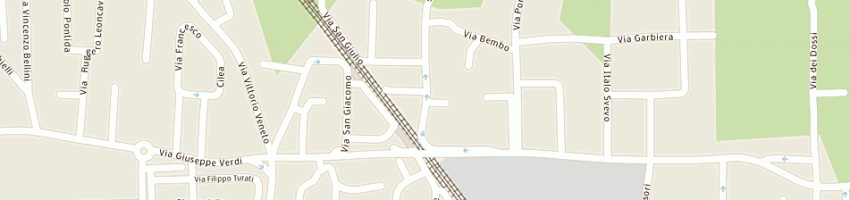 Mappa della impresa milano interni srl a MILANO