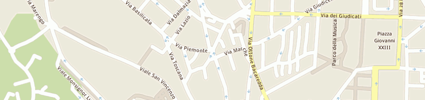 Mappa della impresa studio villanova la vega srl a CAGLIARI