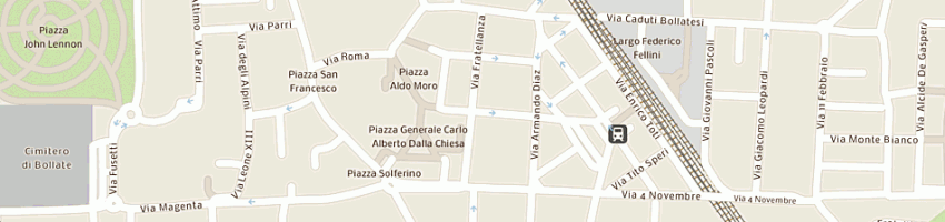 Mappa della impresa promesconsult sas a BOLLATE