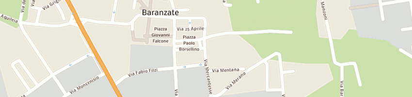 Mappa della impresa azienda ospedaliera g salvini a BARANZATE