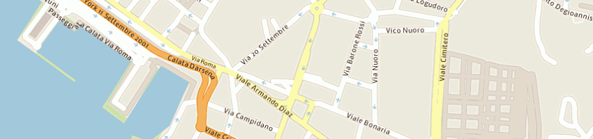 Mappa della impresa sce di serra claudio a CAGLIARI
