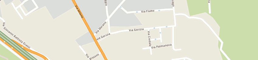 Mappa della impresa san pio x di abbinante roberto a BARANZATE
