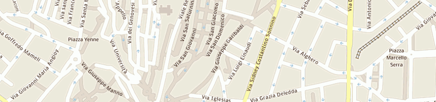 Mappa della impresa municipio di cagliari a CAGLIARI