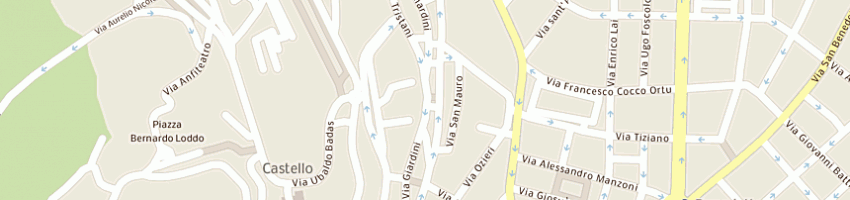 Mappa della impresa setzu carlo a CAGLIARI