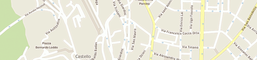 Mappa della impresa consumabiliit a CAGLIARI