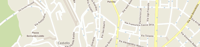 Mappa della impresa garau antonio a CAGLIARI