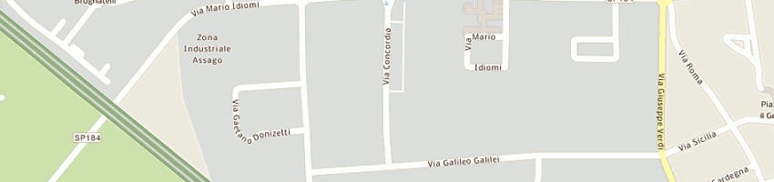 Mappa della impresa international power supplier srl a ASSAGO