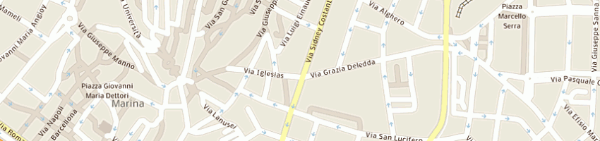 Mappa della impresa sarmet srl a CAGLIARI