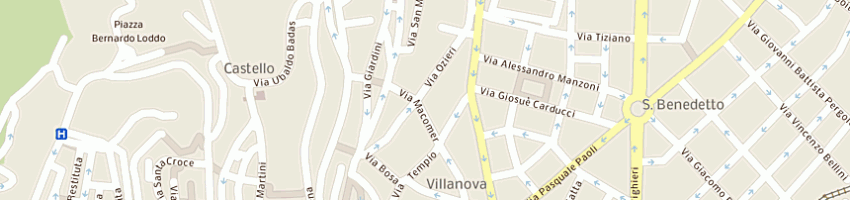 Mappa della impresa bi e gi brokers di bonilli franco snc a CAGLIARI
