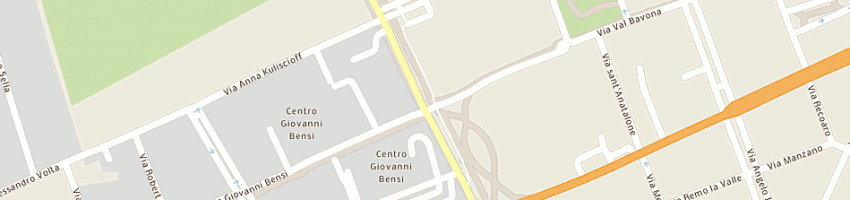Mappa della impresa vodafone omnitel nv a MILANO
