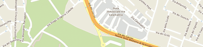 Mappa della impresa telema di casti e c snc a CAGLIARI