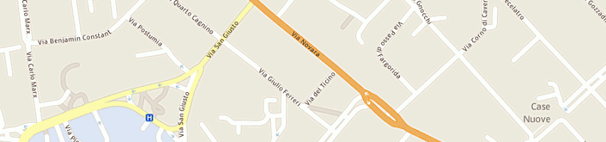 Mappa della impresa upim srl a MILANO