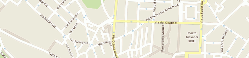 Mappa della impresa studio linea service srl a CAGLIARI