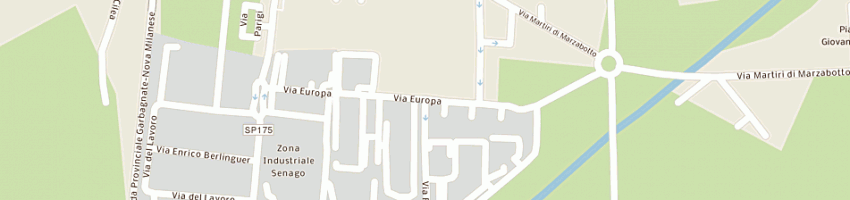 Mappa della impresa omniaplast di gasparini daria a SENAGO