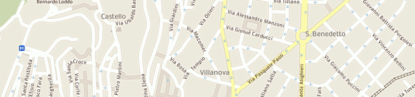 Mappa della impresa roxy bar di ghiani ulisse e c sas a CAGLIARI