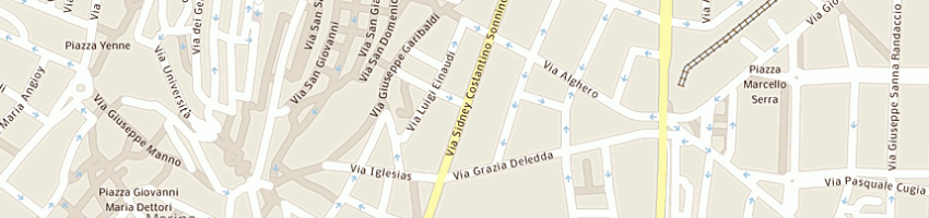 Mappa della impresa nuovo gnam gnam di della canfora ernesto a CAGLIARI