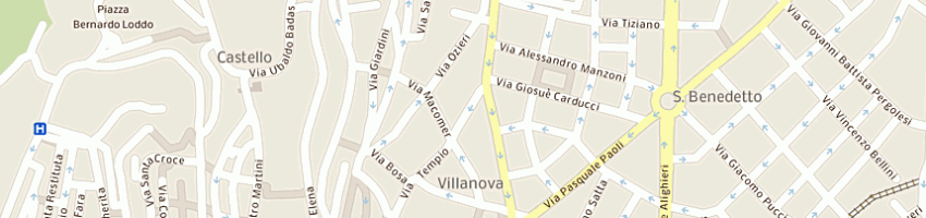 Mappa della impresa inail a CAGLIARI
