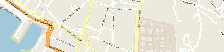 Mappa della impresa bernard vittorio a CAGLIARI