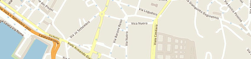 Mappa della impresa tre p di pitzianti donatella e c sas a CAGLIARI