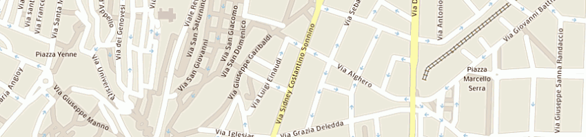 Mappa della impresa fossataro costantino a CAGLIARI