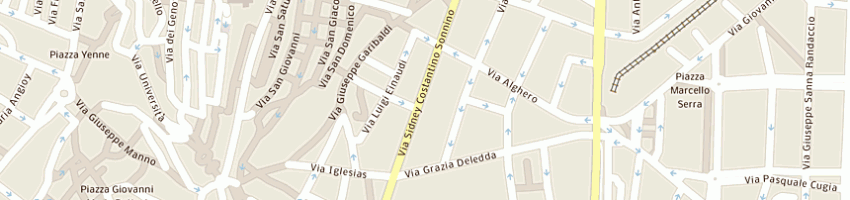Mappa della impresa a line srl a CAGLIARI
