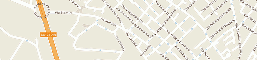Mappa della impresa ambu santino a CAGLIARI