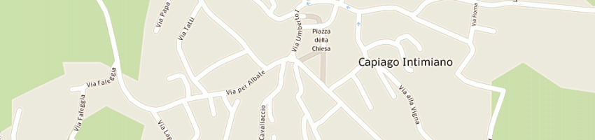 Mappa della impresa municipio a CAPIAGO INTIMIANO