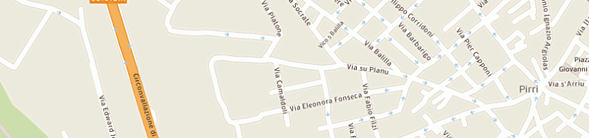 Mappa della impresa omnia service plus srl a CAGLIARI