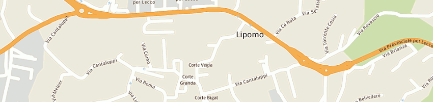 Mappa della impresa corengia daniela a COMO