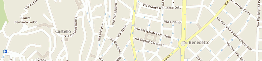Mappa della impresa arte e moda srl a CAGLIARI
