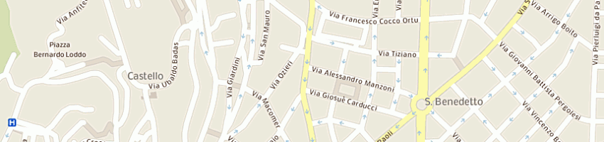 Mappa della impresa distinto roberto a CAGLIARI